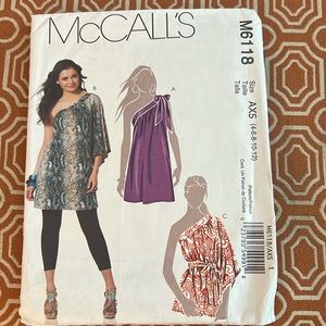 McCalls Sewing Pattern M6118